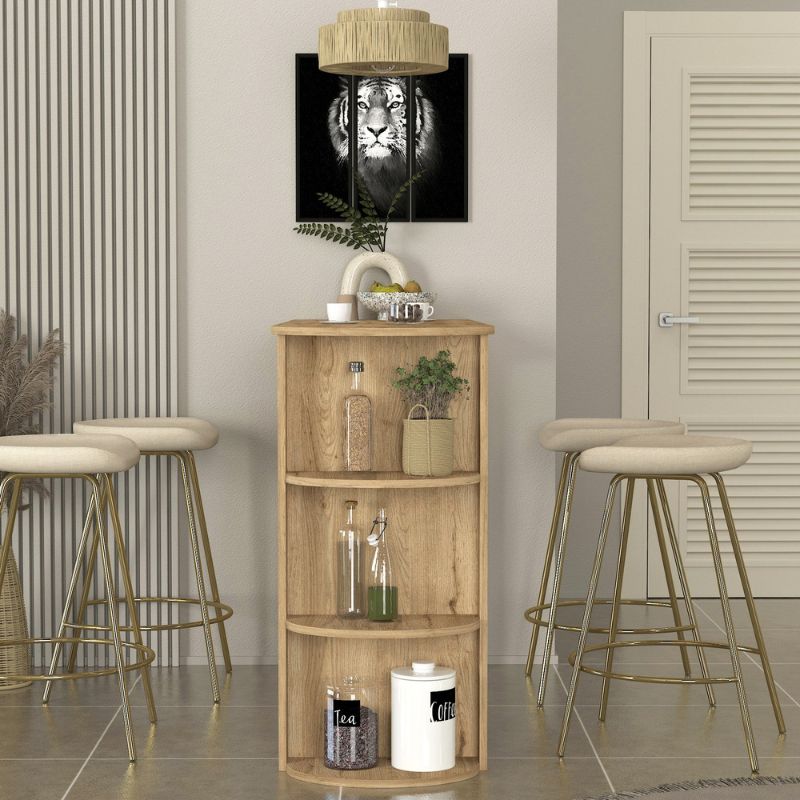 Τραπέζι μπαρ Vigne Megapap χρώμα sepet oak 150x51,6x101,8εκ. - Image 2