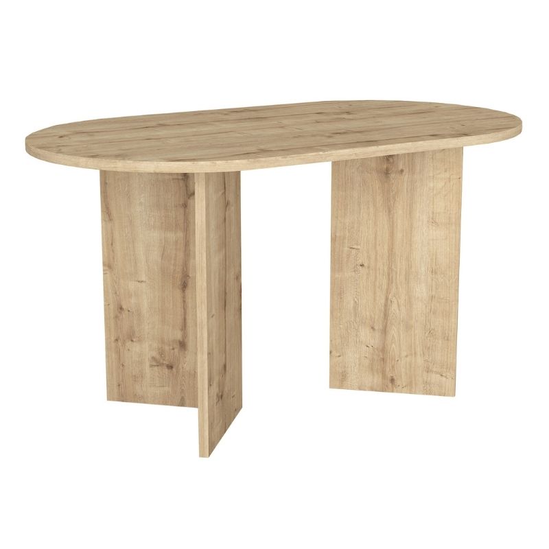 Τραπέζι Cortado Megapap χρώμα sapphire oak 138x80x75εκ. - Image 4