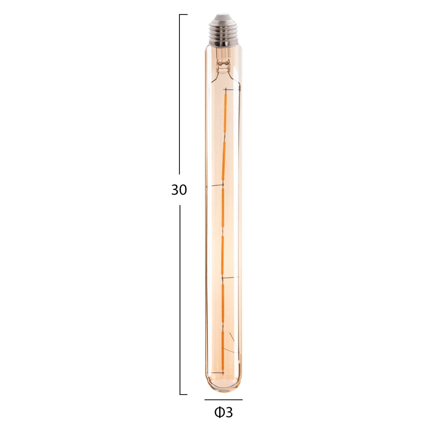 ΛΑΜΠΤΗΡΑΣ HM4190 LED FILAMENT 6W E27 3000K ΧΡΥΣΟ DIMMABLE - Image 2