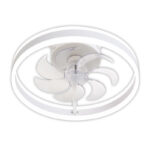Ανεμιστήρας Οροφής PRCF-80609 Primo 20'' 50εκ. Με Τηλεχειριστήριο 1Φως LED 7 Φτερά Λευκός