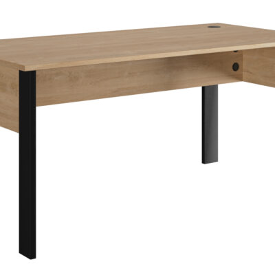 Faro γραφείο 160x80x74εκ. Blond Oak / Μαύρο