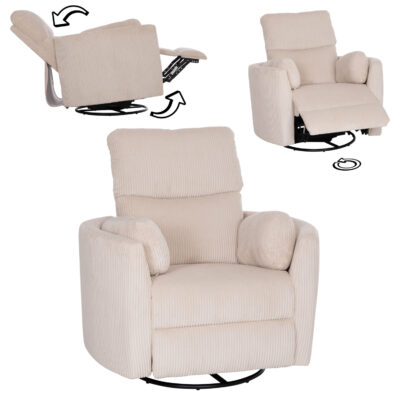 ΠΟΛΥΘΡΟΝΑ ΘΗΛΑΣΜΟΥ/RELAX VELMORA HM3300.03 ΜΠΕΖ ΚΟΤΛΕ ΥΦΑΣΜΑ 100x90x100Υεκ