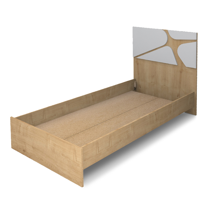 Κρεβάτι Bergamo Megapap χρώμα φυσικό οξιάς 100x200εκ. - Image 2