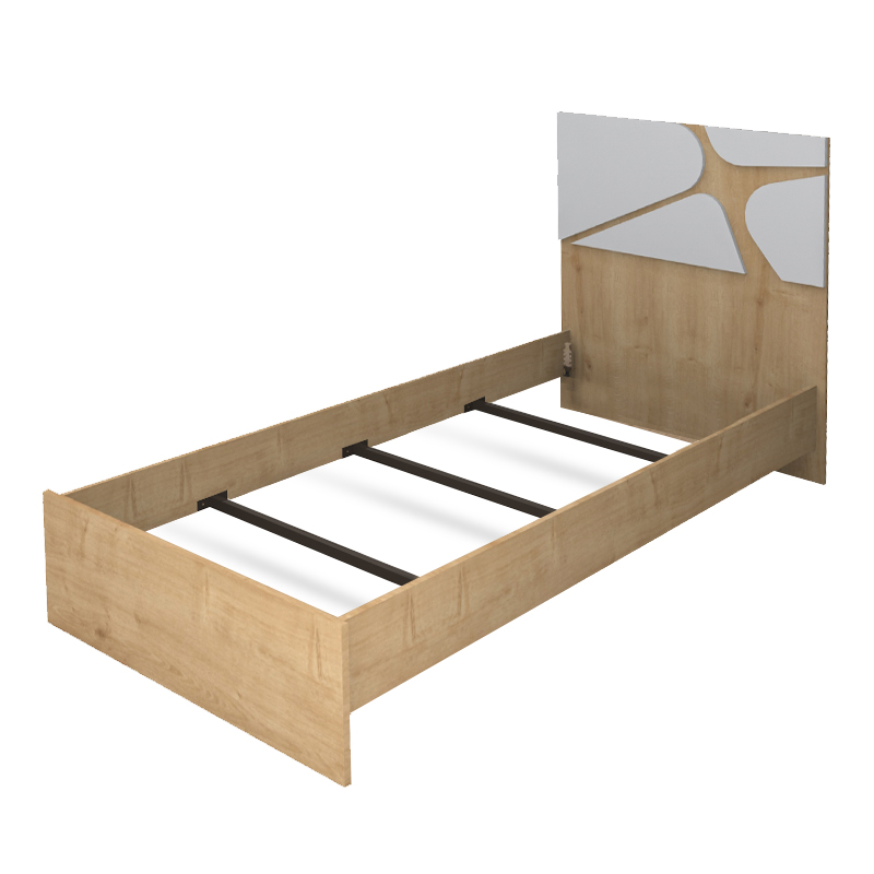 Κρεβάτι Bergamo Megapap χρώμα φυσικό οξιάς 100x200εκ. - Image 3