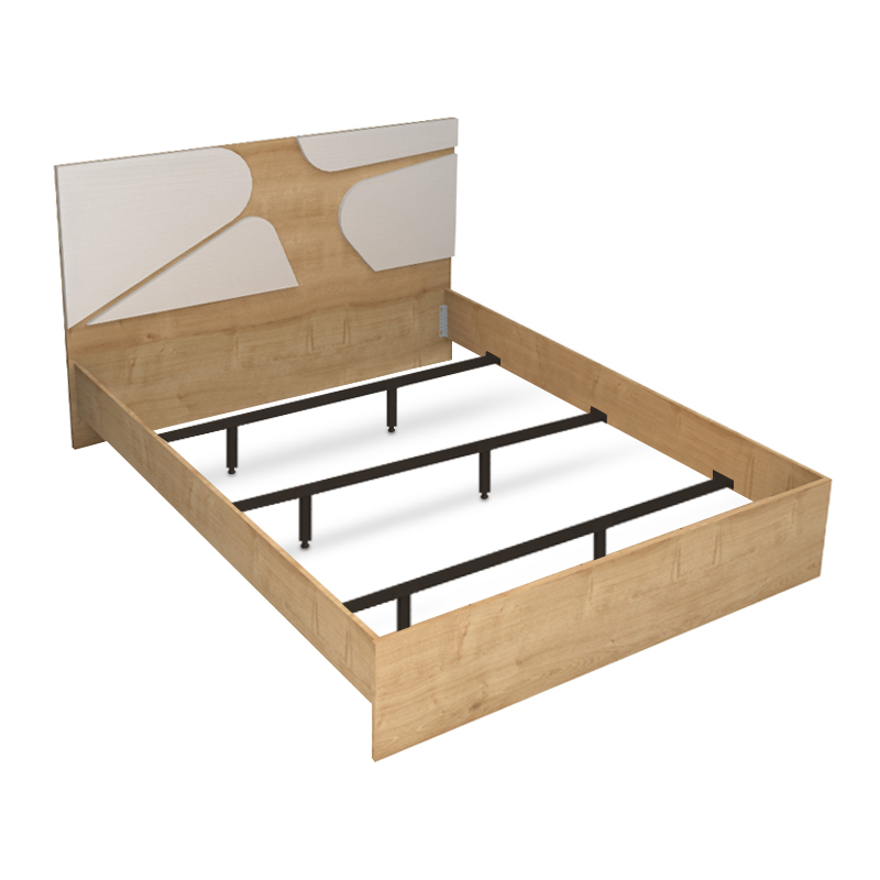 Κρεβάτι Bergamo Megapap χρώμα φυσικό οξιάς 160x200εκ. - Image 3