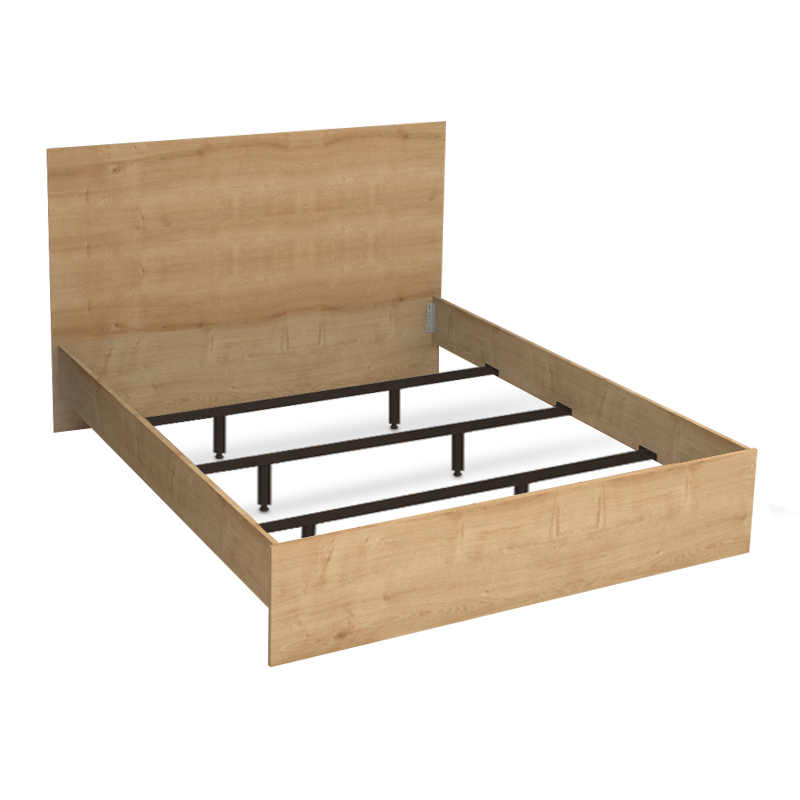 Κρεβάτι Troy Megapap χρώμα φυσικό οξιάς 150x200εκ. - Image 3