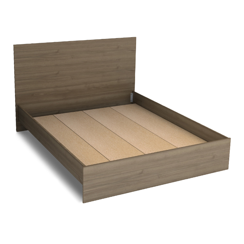 Κρεβάτι Troy Megapap χρώμα καρυδί 150x200εκ. - Image 2