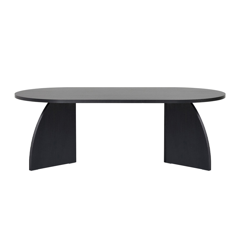 Τραπεζάκι σαλονιού Melina Megapap χρώμα black wood 120x60x40εκ. - Image 5