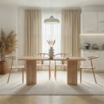 Τραπέζι Linza Megapap χρώμα honey oak 180x90x75εκ.