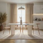 Τραπέζι Linza Megapap χρώμα λευκό 180x90x75εκ.