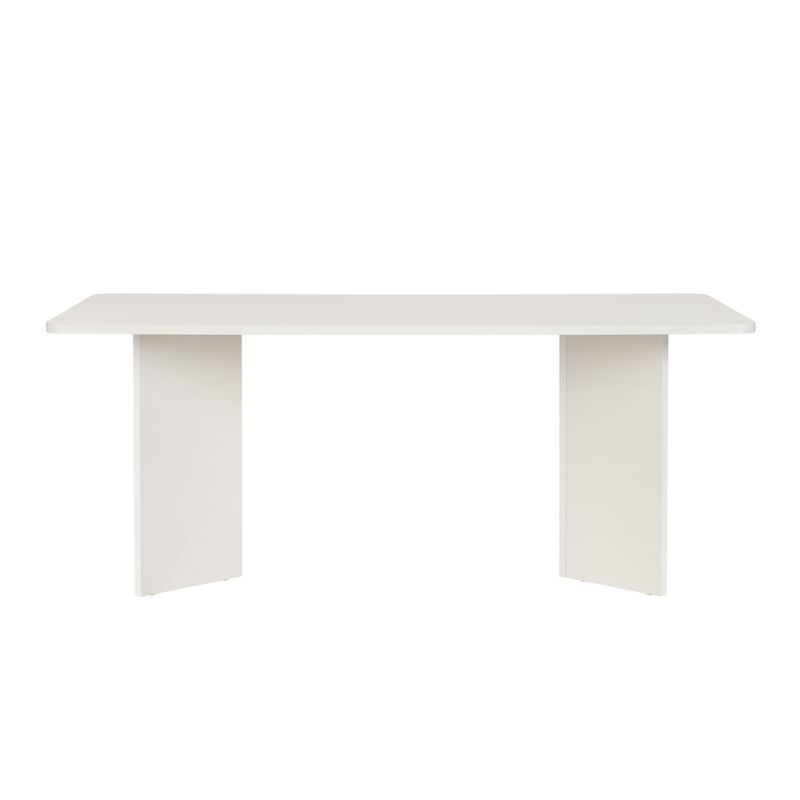 Τραπέζι Linza Megapap χρώμα λευκό 180x90x75εκ. - Image 4