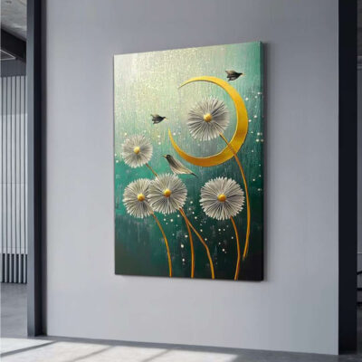 Πίνακας σε καμβά "Wildflowers" Megapap ψηφιακής εκτύπωσης 70x100x3εκ.