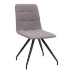 Σετ τραπεζαρία 5τμχ Darlen - Bianca Megapap χρώμα sapphire oak - ανοιχτό μπεζ 125x72x74εκ.