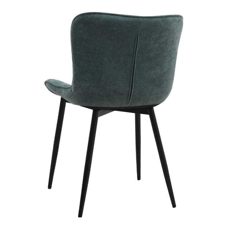 Σετ τραπεζαρία 5τμχ Darlen - Chiara Megapap χρώμα sencron black - πράσινο 125x72x74εκ. - Image 2