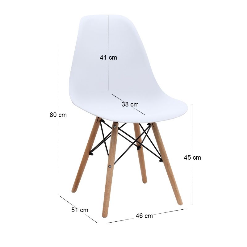Σετ τραπεζαρία 5τμχ Bohema - Nova Megapap χρώμα μαύρο/sepet oak - λευκό Ø90x77,7εκ. - Image 5