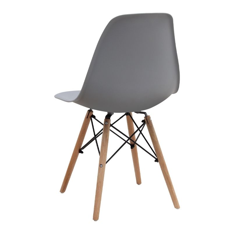 Σετ τραπεζαρία 5τμχ Xana - Nova Megapap χρώμα sepet oak - γκρι Ø90x77,5εκ. - Image 2