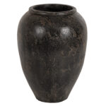 ΔΙΑΚΟΣΜΗΤΙΚΟ ΒΑΖΟ ΔΑΠΕΔΟΥ SPARTA HM7934 ΤΕΡΑΚΟΤΑ ΣΕ ΜΑΥΡΗ ΑΠΟΧΡΩΣΗ Φ66x85Υ εκ.