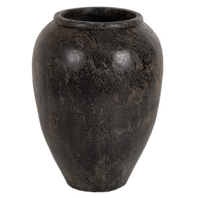 ΔΙΑΚΟΣΜΗΤΙΚΟ ΒΑΖΟ ΔΑΠΕΔΟΥ SPARTA HM7934 ΤΕΡΑΚΟΤΑ ΣΕ ΜΑΥΡΗ ΑΠΟΧΡΩΣΗ Φ66x85Υ εκ.