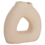 ΕΠΙΤΡΑΠΕΖΙΟ ΔΙΑΚΟΣΜΗΤΙΚΟ ΒΑΖΟ DECANT HM4667.02S ΤΕΡΑΚΟΤΑ ΣΕ ΚΡΕΜ--17.5x6.5x17Υεκ.