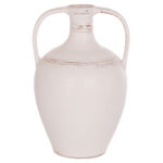 ΔΙΑΚΟΣΜΗΤΙΚΟΣ ΑΜΦΟΡΕΑΣ FEAX HM4676.02L ΛΕΥΚΗ ΤΕΡΑΚΟΤΑ--35x35x58Υεκ.