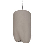 ΦΩΤΙΣΤΙΚΟ ΟΡΟΦΗΣ ΚΡΕΜΑΣΤΟ LOGKY HM4704.03L--FIBER CEMENT ΓΚΡΙ 35x35x67Υεκ