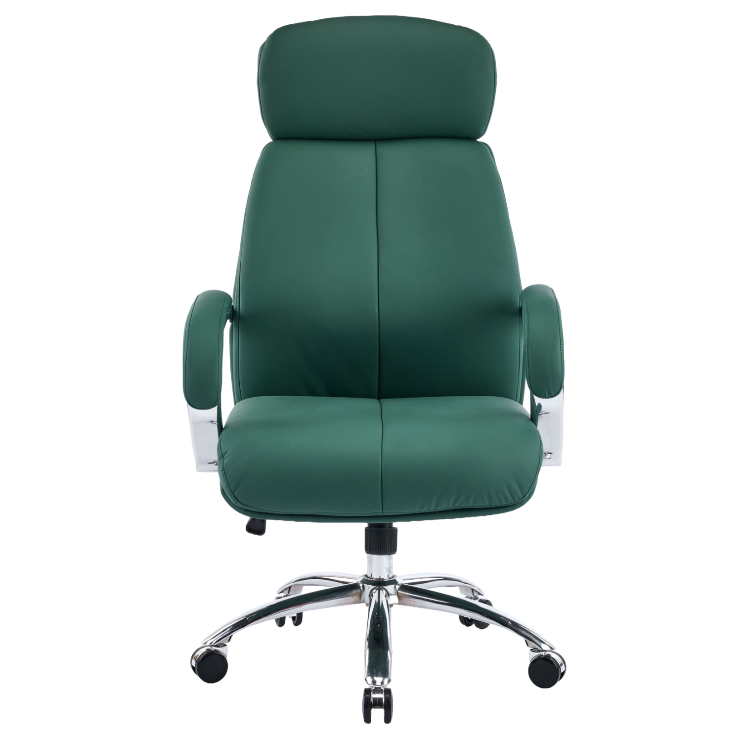 ΚΑΡΕΚΛΑ ΓΡΑΦΕΙΟΥ TOREN HM18357.07 ΠΡΑΣΙΝΟ PU ΔΕΡΜΑ--ΒΑΣΗ ΧΡΩΜΙΟΥ 66x74x128Υεκ - Image 3