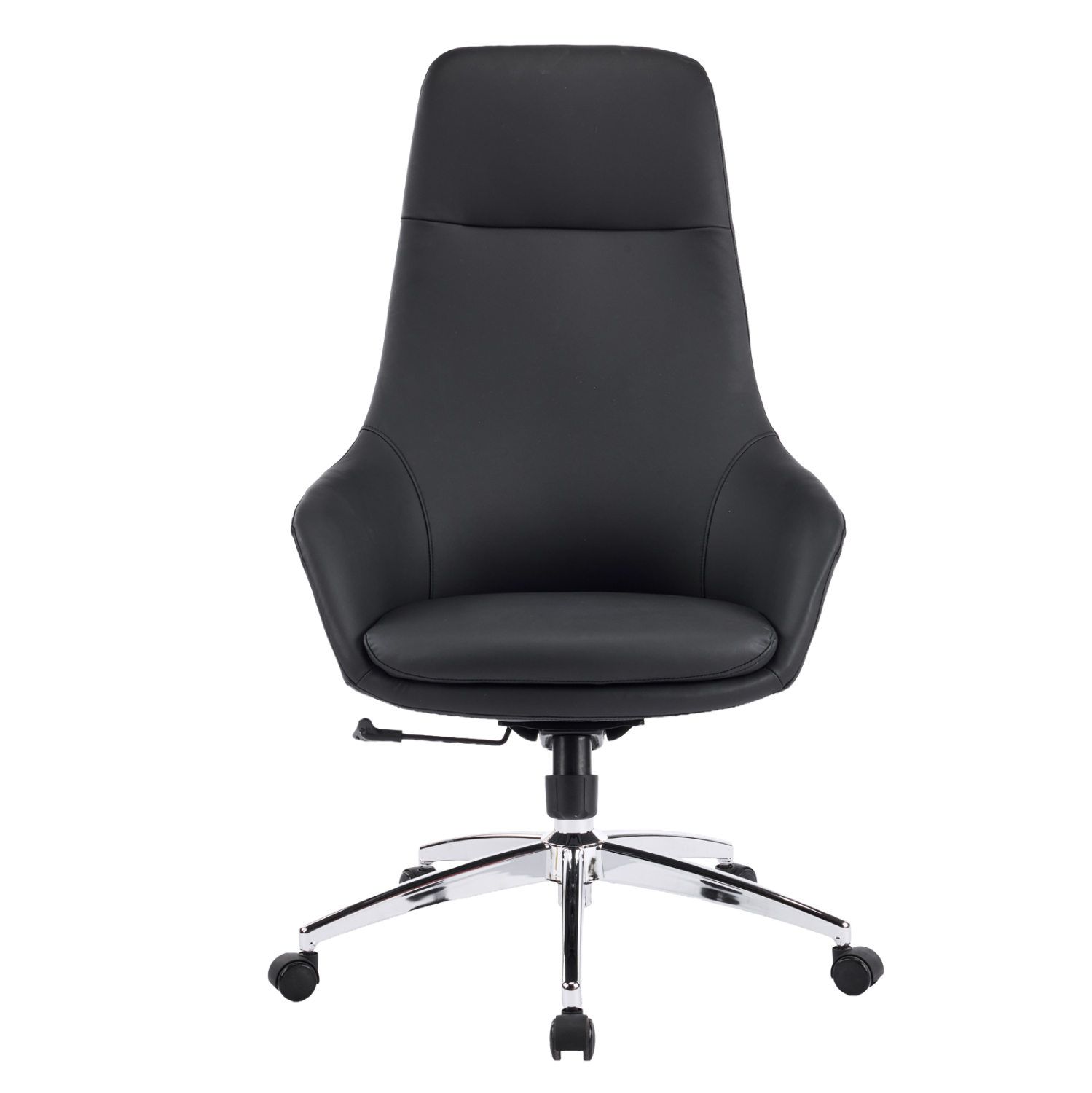 ΚΑΡΕΚΛΑ ΓΡΑΦΕΙΟΥ BEKKER HM18359.01 ΜΑΥΡΟ PU ΔΕΡΜΑ--ΒΑΣΗ ΧΡΩΜΙΟΥ 67x67x126Υεκ - Image 3