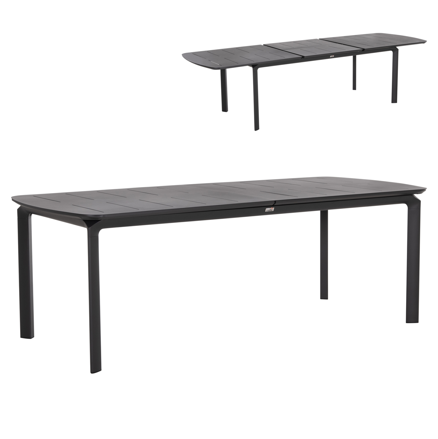 ΤΡΑΠΕΖΙ ΕΠΕΚΤΕΙΝΟΜΕΝΟ SYMPO HM6415.01 ΓΚΡΙ ΑΛΟΥΜΙΝΙΟ 220-300x100x75Υεκ