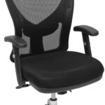 Velco Pro-Systems ΚΑΡΕΚΛΑ ΓΡΑΦΕΙΟΥ ΜΑΥΡΗ ΔΙΕΥΘΥΝΤΟΥ -ΔΙΑΣΤΑΣΕΙΣ: 60x50x115/125cm