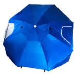 ΟΜΠΡΕΛΑ-ΣΚΗΝΗ ΠΑΡΑΛΙΑΣ ΜΠΛΕ 2,35m ΜΕΤΑΛΛΙΚΗ