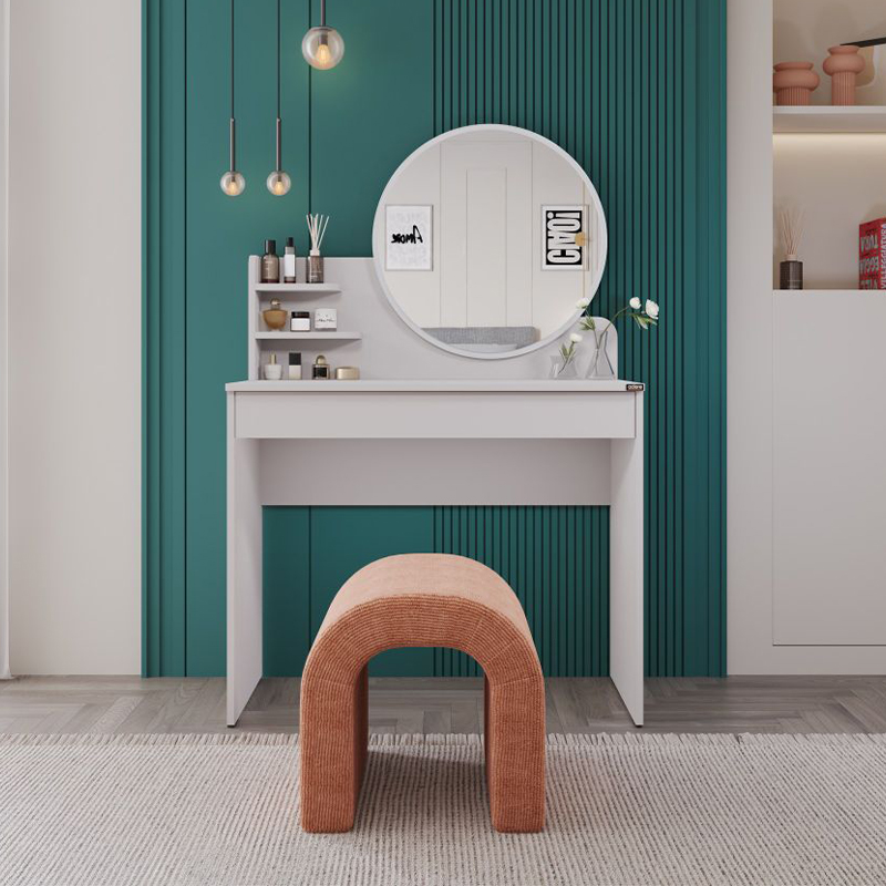 Τουαλέτα με καθρέπτη Dior Megapap χρώμα λευκό 90x45x138εκ. - Image 2