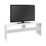 Έπιπλο τηλεόρασης Beirut Megapap χρώμα λευκό 120x30x40εκ.