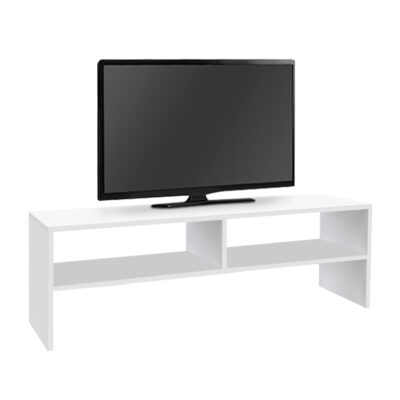 Έπιπλο τηλεόρασης Beirut Megapap χρώμα λευκό 150x30x40εκ.