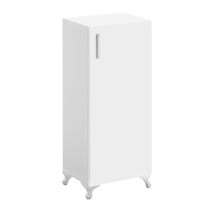 Ντουλάπι κουζίνας - μπάνιου Mine Megapap χρώμα λευκό 30x32x88εκ. - Image 3