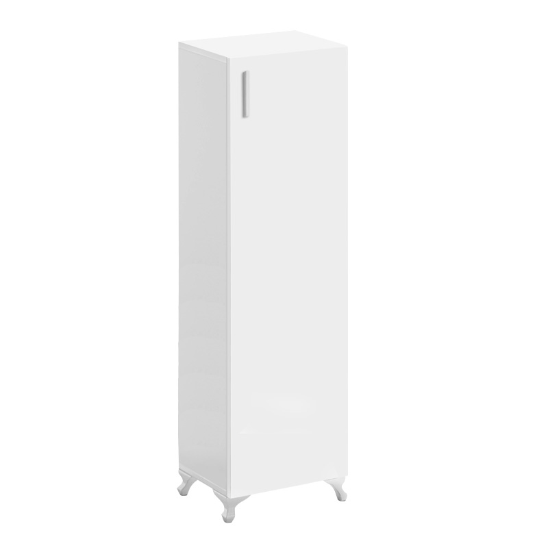 Ντουλάπι κουζίνας - μπάνιου Mine Megapap χρώμα λευκό 30x32x128εκ. - Image 3