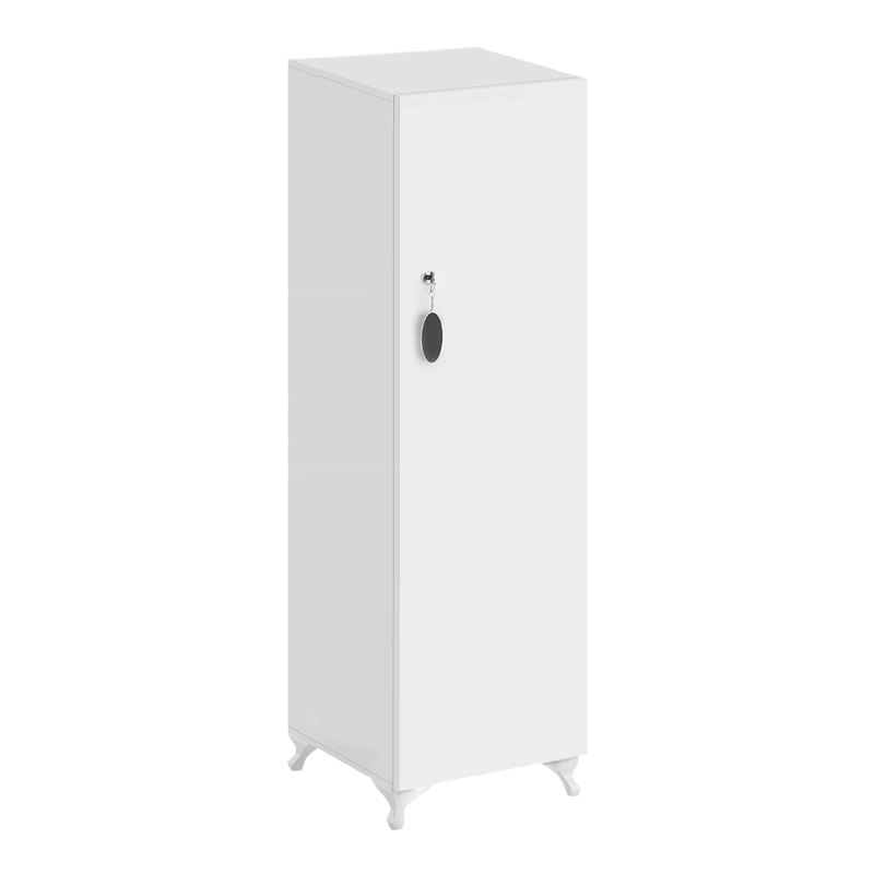 Ντουλάπι με κλειδαριά Zehra Megapap χρώμα λευκό 30x32x128εκ. - Image 3