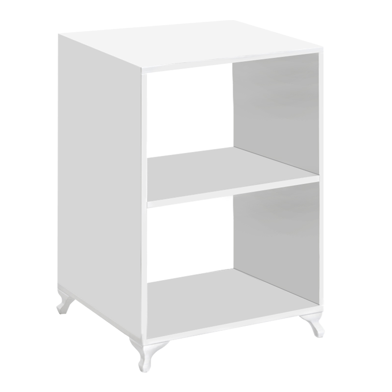 Έπιπλο κουζίνας για φουρνάκι Nadine Megapap χρώμα λευκό 60x56x85εκ. - Image 2