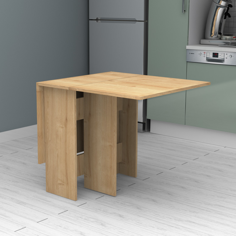 Τραπέζι Pepe Megapap επεκτεινόμενο χρώμα φυσικό οξιάς 28(56+56)x77x75εκ. - Image 5