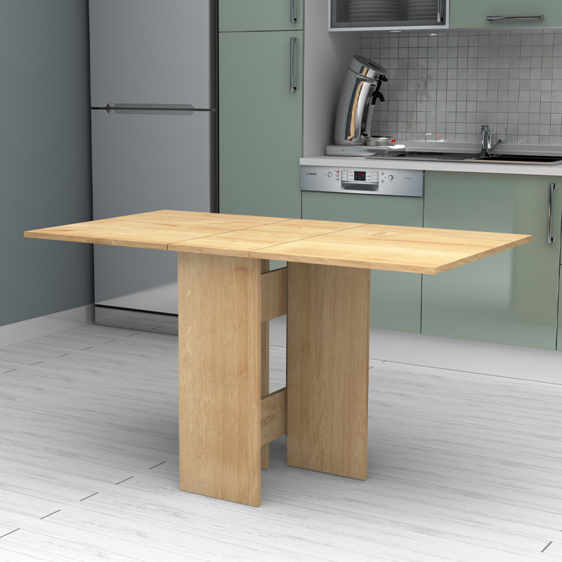 Τραπέζι Pepe Megapap επεκτεινόμενο χρώμα φυσικό οξιάς 28(56+56)x77x75εκ. - Image 6