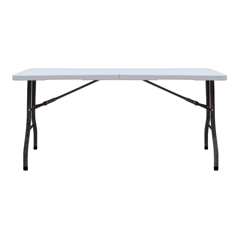 Τραπέζι catering - συνεδρίου Capri Megapap πτυσσόμενο - βαλίτσα χρώμα λευκό του πάγου 152x70x74εκ. - Image 4