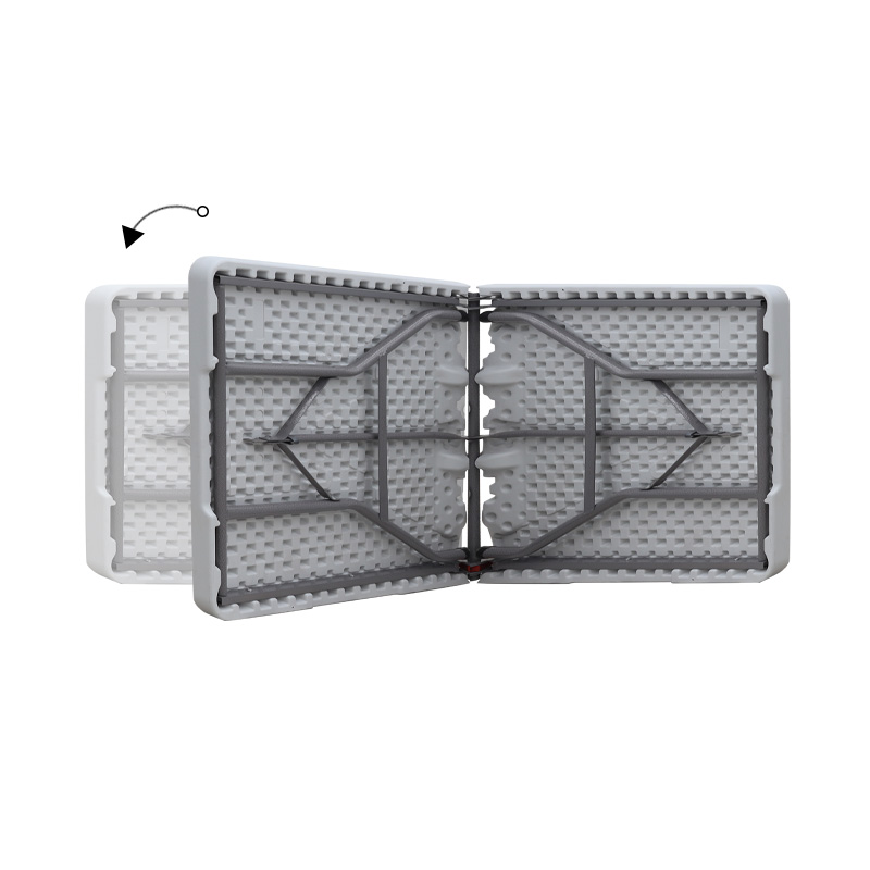 Τραπέζι catering - συνεδρίου Capri Megapap πτυσσόμενο - βαλίτσα χρώμα λευκό του πάγου 183x76x74εκ. - Image 6