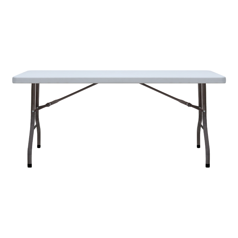 Τραπέζι catering - συνεδρίου Capri Megapap πτυσσόμενο - μονοκόμματη επιφάνεια χρώμα λευκό του πάγου 152x76x74εκ. - Image 4