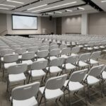 Καρέκλα catering - συνεδρίου Capri Megapap πτυσσόμενη χρώμα λευκό του πάγου 45x50x88εκ.