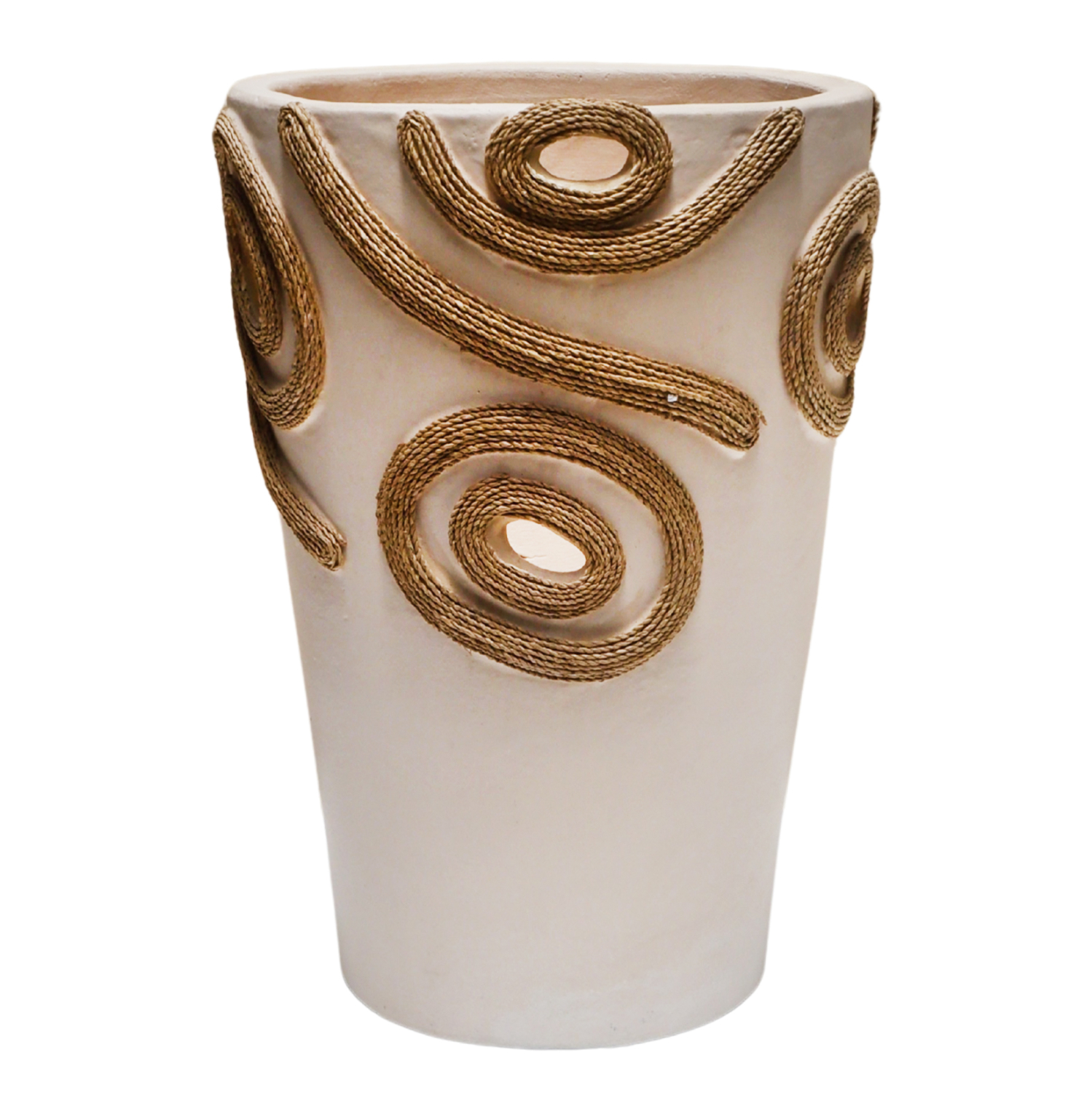 ΕΠΙΤΡΑΠΕΖΙΟ ΔΙΑΚΟΣΜΗΤΙΚΟ ΒΑΖΟ DEAN HM4677.02S ΤΕΡΑΚΟΤΑ ΣΕ ΚΡΕΜ--Φ19x25Υεκ.