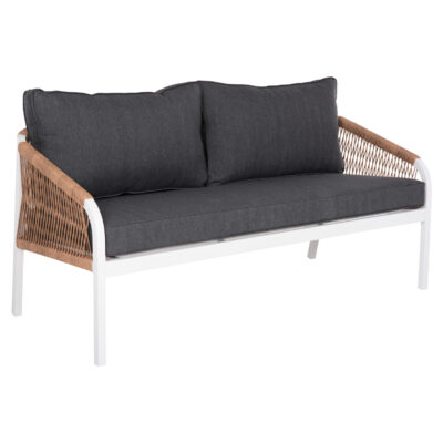 ΚΑΝΑΠΕΣ ΕΞ.ΧΩΡΟΥ 3ΘΕΣΙΟΣ MAERLY HM6055.01 ΑΛΟΥΜΙΝΙΟ ΛΕΥΚΟ-ΣΧΟΙΝΙ-ΑΝΘΡΑΚΙ ΜΑΞΙΛΑΡΙΑ