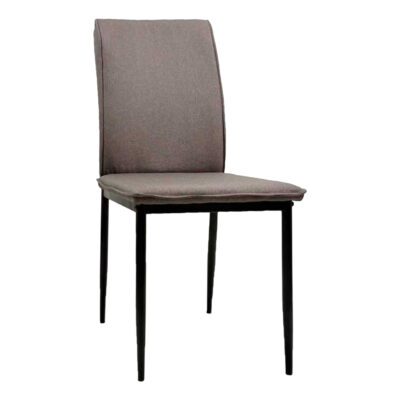 ΚΑΡΕΚΛΑ ΤΡΑΠΕΖΑΡΙΑΣ PERKY HM18347.03 ΚΑΦΕ ΥΦΑΣΜΑ-ΜΕΤΑΛ. ΠΟΔΙΑ ΜΑΥΡΑ 44x60x87Υεκ 4τμχ