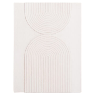 ΠΙΝΑΚΑΣ ΟΡΘΟΓΩΝΙΟΣ ΣΕΙΡΑ SANTORINI HM4523 MDF ΣΕ ΥΠΟΛΕΥΚΟ ΧΡΩΜΑ 60x4(πάχος)x80Υεκ.