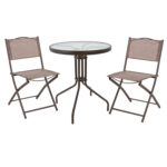 ΣΕΤ ΕΞ.ΧΩΡΟΥ 3ΤΜΧ LIMA HM21038.02 ΤΡΑΠΕΖΙ LIMA & 2 ΠΤΥΣΣΟΜΕΝΕΣ ΚΑΡΕΚΛΕΣ ΚΑΦΕ