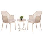 ΣΕΤ LOUNGE 3TMX ΕΞ.ΧΩΡΟΥ OREGO HM21107.03 ΑΛΟΥΜΙΝΙΟ & ΜΕΤΑΛΛΟ ΣΕ ΚΑΠΟΥΤΣΙΝΟ