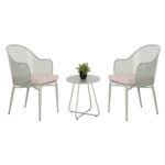 ΣΕΤ LOUNGE 3TMX ΕΞ.ΧΩΡΟΥ OREGO HM21107.06 ΑΛΟΥΜΙΝΙΟ & ΜΕΤΑΛΛΟ ΣΕ ΦΥΣΤΙΚΙ